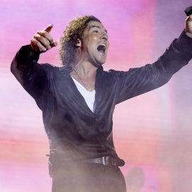 David Bisbal durante su actuación en San Ginés. Fotos: Juan Mateos.