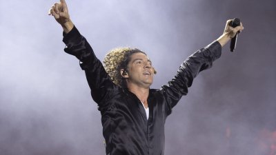 David Bisbal durante su actuación en San Ginés. Fotos: Juan Mateos.