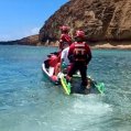 Rescate de un menor herido en La Graciosa