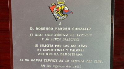 Felicitación del RCNA a Domingo Padrón González
