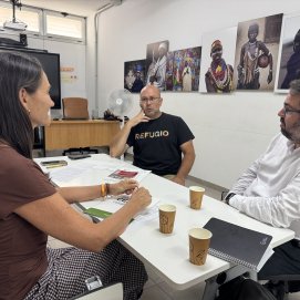 Visita de CEAR Canarias. Foto: CEAR. 
