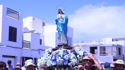 Procesión del Sagrado Corazón de María en Caleta de Famara, 2026