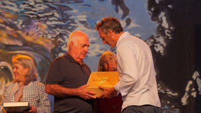 Reconocimiento a Jesús Perdomo Ramírez. Foto: Jordi Vispo Rodríguez