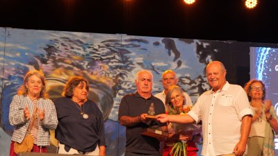 Reconocimiento a Jesús Perdomo Ramírez. Foto: Jordi Vispo Rodríguez