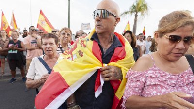 Concentración en Arrecife en apoyo a Ceuta ( Imagen: Juan Mateos)