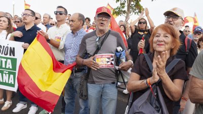 Concentración en Arrecife en apoyo a Ceuta ( Imagen: Juan Mateos)