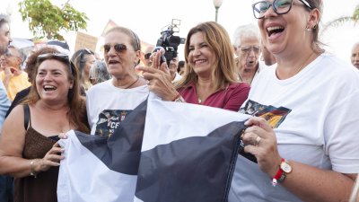Concentración en Arrecife en apoyo a Ceuta ( Imagen: Juan Mateos)