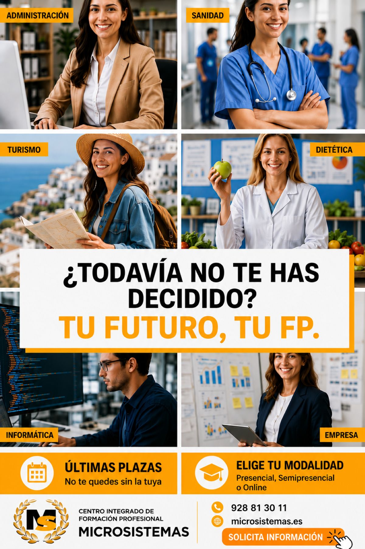 Últimas plazas CIFP Microsistemas curso 2026 27