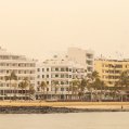 Episodio de calima en Lanzarote en septiembre. Foto: Juan Mateos.