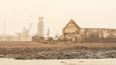 Episodio de calima en Lanzarote en septiembre. Foto: Juan Mateos.