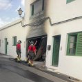 Incendio en una vivienda de Máguez 