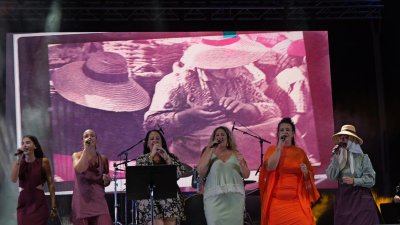 Concierto 'Tingafa -mujeres del volcán' , Yaiza, 20026 (Fotos: Jordi Vispo)