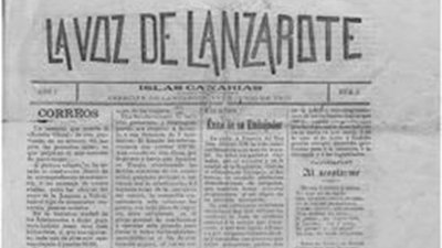 La Voz de Lanzarote, 1905. Foto: El Jable (ULPGC)
