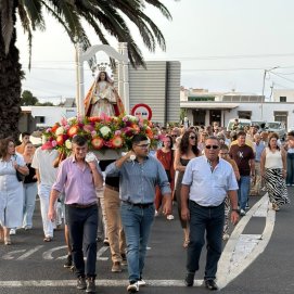 Misa y procesión por el Perpetuo Socorro en Tiagua, 2026