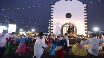 Ofrenda a la Virgen de Los Dolores, 2026 (Fotos: La Voz)