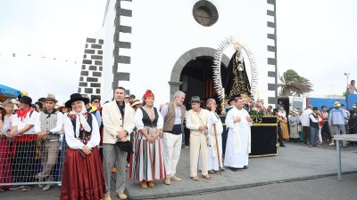 Ofrenda a la Virgen de Los Dolores, 2026 (Fotos: La Voz)