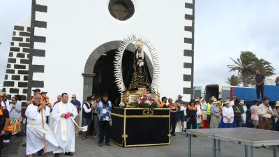 Ofrenda a la Virgen de Los Dolores, 2026 (Fotos: La Voz)