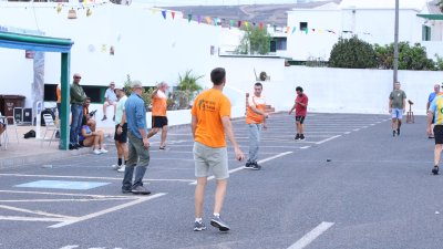 Tradicional partida de pelotamano en Tiagua. 2026