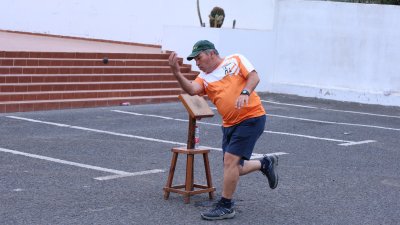 Tradicional partida de pelotamano en Tiagua. 2026