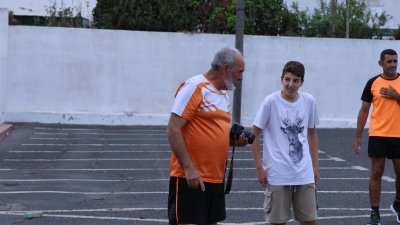 Tradicional partida de pelotamano en Tiagua. 2026