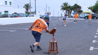 Tradicional partida de pelotamano en Tiagua. 2026
