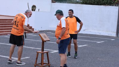 Tradicional partida de pelotamano en Tiagua. 2026