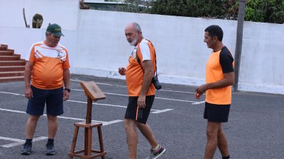 Tradicional partida de pelotamano en Tiagua. 2026