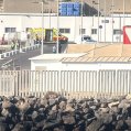 Atención a los migrantes de una neumática en Puerto Naos
