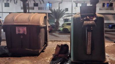 Acumulación de basura en Argana Alta