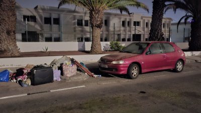 Acumulación de basura en Argana Alta