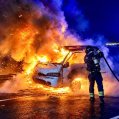 Se incendia una furgoneta en marcha en Puerto del Carmen
