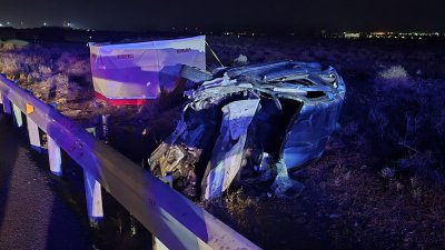 Fallece un joven tras volcar con su vehículo en Lanzarote