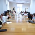 Reunión de Bienestar Social con la directora de Aena Maite Cuenca.