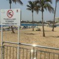 Playa de El Reducto cerrada por contaminación fecal