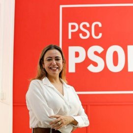 La secretaria general del PSOE de Lanzarote y diputada en el Congreso, María Dolores Corujo.