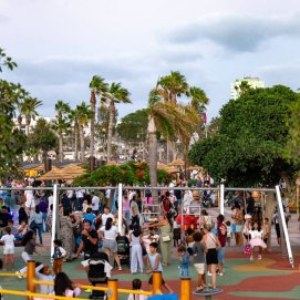 Tardeos en el Parque Temático en Arrecife.