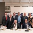 La CEOE de Tenerife con sus líderes nacionales.