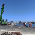 Se hunde un pesquero en Puerto Naos (Fotos: Juan Mateos)