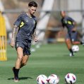El futbolista Joel Domínguez cuando jugaba en las filas de la UD Las Palmas.