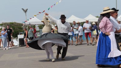 Agrupación Folklórica Guagime en Teguise. Foto: Jordi Vispo Rodríguez