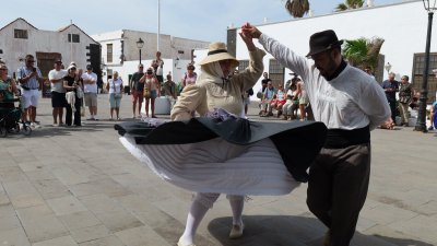 Agrupación Folklórica Guagime en Teguise. Foto: Jordi Vispo Rodríguez