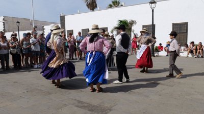 Agrupación Folklórica Guagime en Teguise. Foto: Jordi Vispo Rodríguez