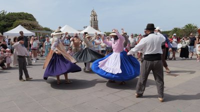 Agrupación Folklórica Guagime en Teguise. Foto: Jordi Vispo Rodríguez