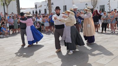 Agrupación Folklórica Guagime en Teguise. Foto: Jordi Vispo Rodríguez