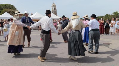 Agrupación Folklórica Guagime en Teguise. Foto: Jordi Vispo Rodríguez