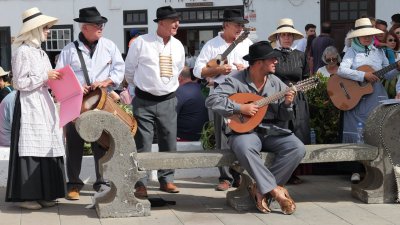 Agrupación Folklórica Guagime en Teguise. Foto: Jordi Vispo Rodríguez