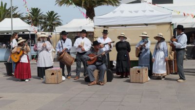 Agrupación Folklórica Guagime en Teguise. Foto: Jordi Vispo Rodríguez