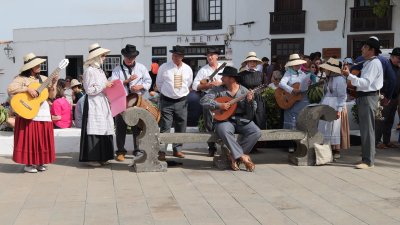 Agrupación Folklórica Guagime en Teguise. Foto: Jordi Vispo Rodríguez