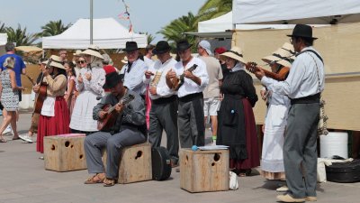 Agrupación Folklórica Guagime en Teguise. Foto: Jordi Vispo Rodríguez