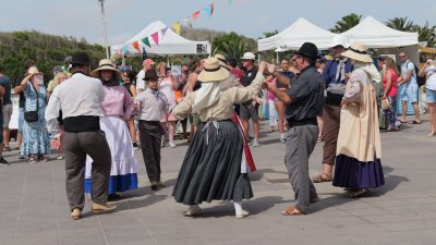 Agrupación Folklórica Guagime en Teguise. Foto: Jordi Vispo Rodríguez
